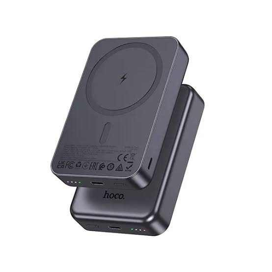 باور بانك لاسلكي مغناطيسي hoco. - سعة 10000mAh - شحن سريع 20W PD - موديل J160A - متوفر لدى Mt mobile