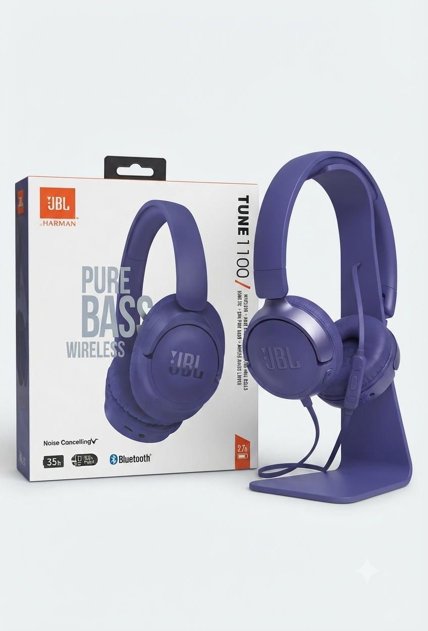 سماعة الرأس اللاسلكية JBL Tune 710BT (Pure Bass) - متوفرة لدى MT Mobile